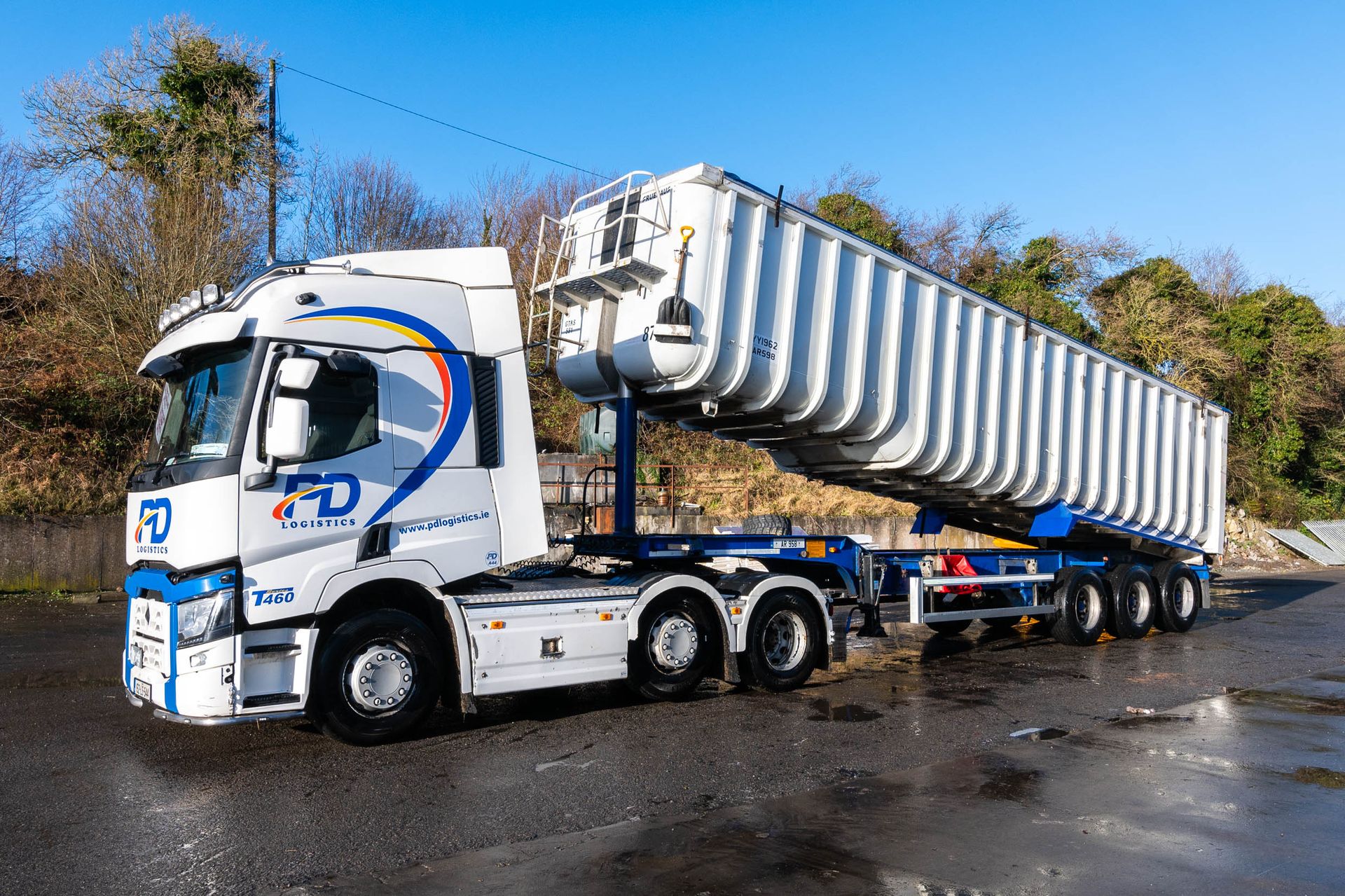PD Logistics licensed waste transport vehicle